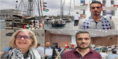 Küresel Sumud Filosu'na katılan aktivistler İLKHA'ya konuştu