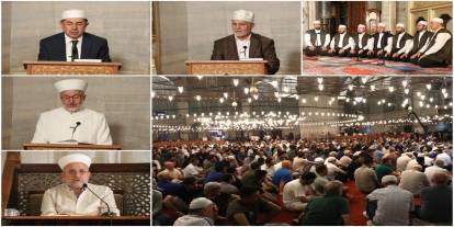 Mevlid Kandili Sultanahmet Camii'nde dualarla ihya edildi