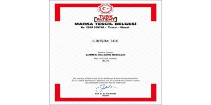 Batman'ın yenilikçi eğitim markası "Girişim 360" tescillendi