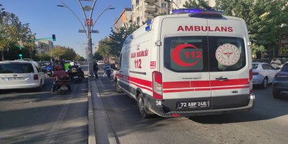 Batman'da kazada motokurye yaralandı