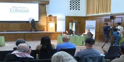 Londra'da "Gazze Halk Mahkemesi": İngiltere'nin siyonist rejime desteği yargılandı