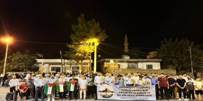 Dargeçit halkı Gazze ve Küresel Sumud Filosu'na destek için meydanlara indi