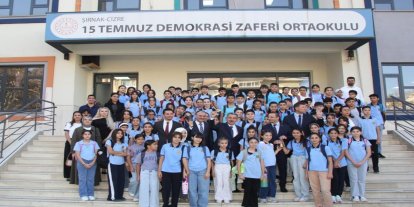 Cizre’de ders zili çaldı: 46 bin 349 öğrenci sınıflara koştu