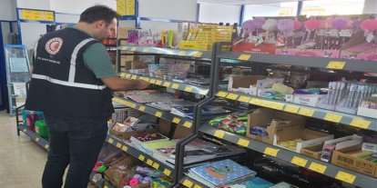 Konya'da kırtasiye ürünlerine denetim