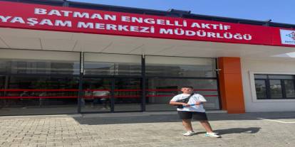 Engelli Gençten Batman Valisine Engelsiz Spor Kompleksi Teşekkürü