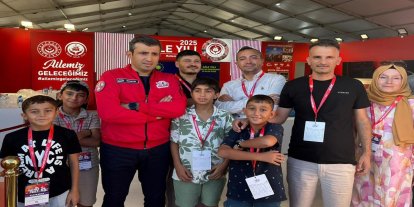 Batmanlı çocuklar TEKNOFEST'te yer aldı