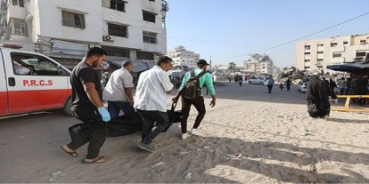 İşgal saldırıları nedeniyle Gazze'de Rantisi ve Göz hastaneleri hizmet dışı kaldı