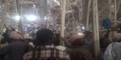 Etiyopya’da inşaatın ahşap iskelesi çöktü: 30 ölü