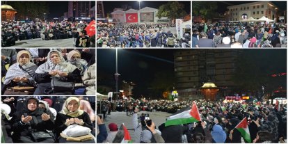Bursa’da Küresel Sumud Filosu'na destek nöbeti sürüyor