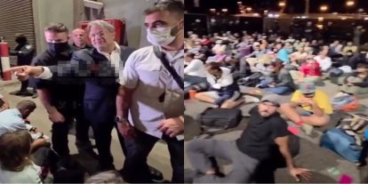 Esaret altındaki "Sumud" direnişçileri, siyonist Ben Gvir'in yüzüne haykırdı: Özgür Filistin!