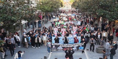 Balıkesir'den Gazze'ye destek yürüyüşü