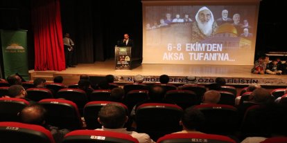 İstanbul'da "6-8 Ekim'den Aksa Tufan'ına" programı düzenlendi