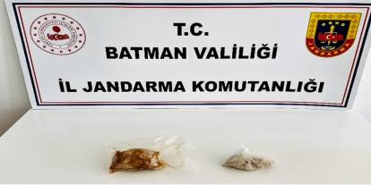 Batman'da otobüste uyuşturucu hammaddesi yakalandı