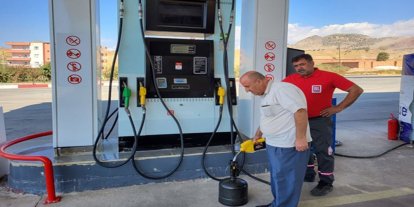 Batman'da akaryakıt ve LPG istasyonlarına denetim