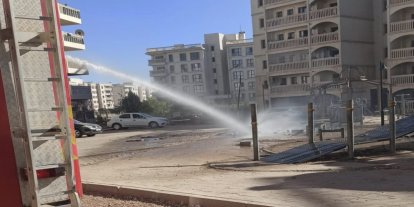 Mardin’de çocuk oyun parkı ateşe verildi