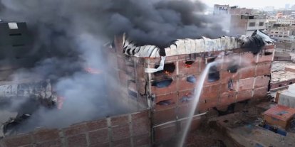 Peru'da havai fişekler bir mahalleyi küle çevirdi