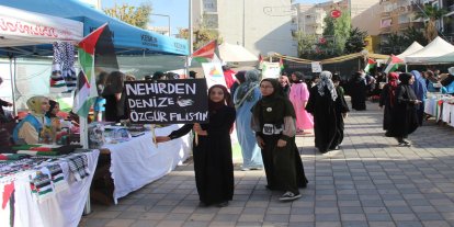 Cizre İlçe Müftülüğü'nden Gazze yararına hayır çarşısı