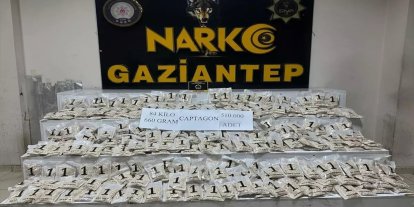 Gaziantep'te 510 bin uyuşturucu hap ele geçirildi: 1 tutuklama