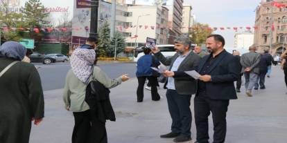 HÜDA PAR Ankara'da fotoğraf sergisi açarak imza kampanyası başlattı