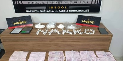 Bursa'da uyuşturucu operasyonu: 620 gram kokain ele geçirildi