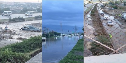Hatay'da toprak kayması: Araçlar mahsur kaldı, otoyol kapandı