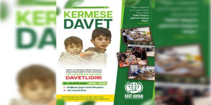 Diyarbakır'da ihtiyaç sahibi aileler yararına kermese davet!