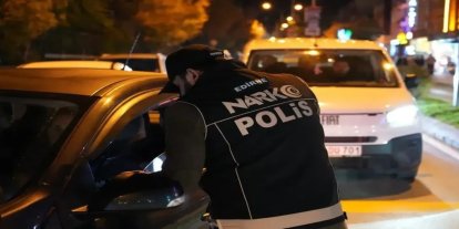 Edirne'de narkotik uygulaması: Bin 235 kişi denetlendi