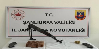 Şanlıurfa’da jandarmadan ruhsatsız silah operasyonu