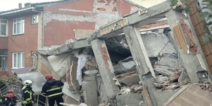 Kocaeli’nin Gebze ilçesinde 7 katlı bina çöktü