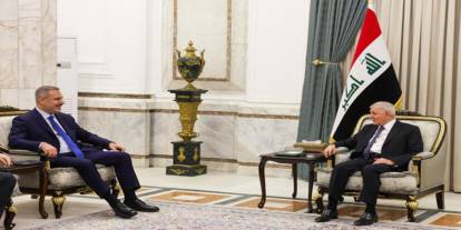Bakan Fidan, Irak Cumhurbaşkanı Reşid tarafından kabul edildi