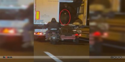 Seyir halindeki tırdan hayvan çalan şüpheliler yakalandı