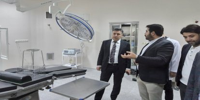 Gercüş Devlet Hastanesi'nde incelemelerde bulunuldu