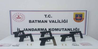Batman'da silah ve uyuşturucu operasyonu: 6 kişi tutuklandı
