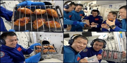 Uzayda ızgara keyfi: Çin Uzay İstasyonu’nda ilk uzay fırınıyla tavuk kanat ziyafeti