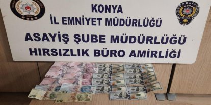 Konya’da hırsızlık şüphelisi 1 saat içinde yakalandı