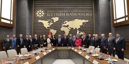 Türkiye Basın Federasyonu, Medyanın Sorunlarını Burhanettin Duran’a Aktardı