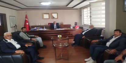 HÜDA PAR Mersin İl Başkanı Demir'den Mut Kaymakamı Çelikkol'a ziyaret