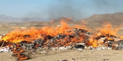 Afganistan İslam Emirliği, 220 ton uyuşturucuyu imha etti