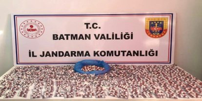 Batman'da uyuşturucu hap operasyonu