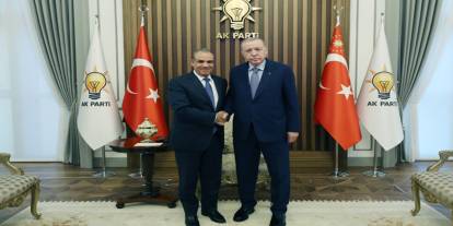 Cumhurbaşkanı Erdoğan, Mısır Dışişleri Bakanı Abdulati’yi kabul etti