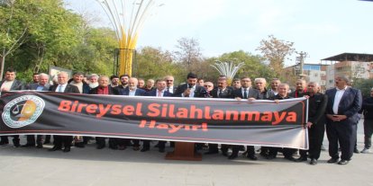 Batman'da STK'lardan silahlı şiddete karşı toplumsal duyarlılık çağrısı