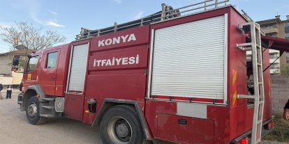 Konya’da çıkan yangında iki müstakil ev kullanılamaz hale geldi