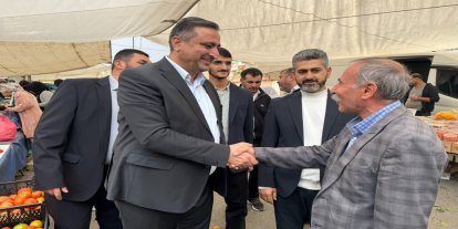 HÜDA PAR Batman Milletvekili Ramanlı, halkla buluştu