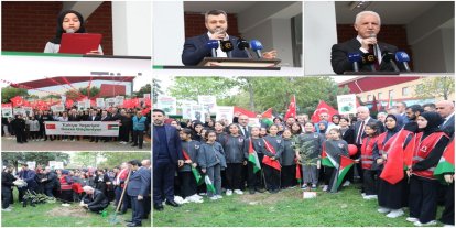 İmam hatiplilerden Gazze için 81 ilde fidan dikimi