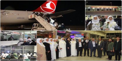 Şırnak’tan Medine’ye ilk defa direk uçuş yapacak umre adayları dualarla gönderildi