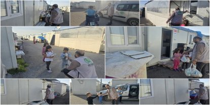 Umut Kervanı'ndan Kahramanmaraş'ta depremzedelere sıcak yemek ikramı