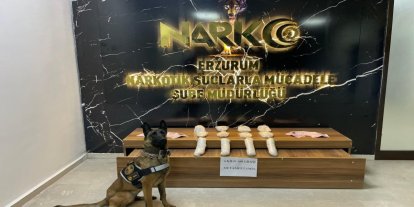 Erzurum’da 4 kilogram metamfetamin ele geçirildi