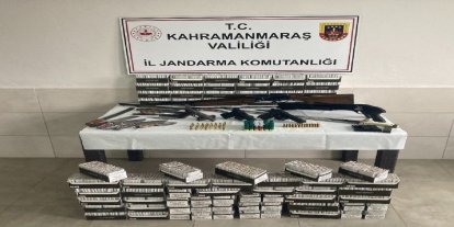 Kahramanmaraş’ta silah ve mühimmat kaçakçılığı operasyonu