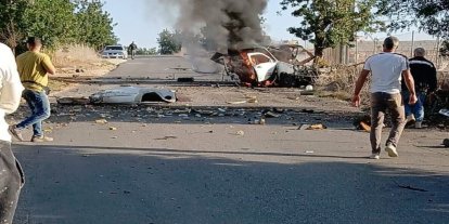 İşgal rejimi Lübnan’da bir aracı hedef aldı: Bir kişi şehit oldu