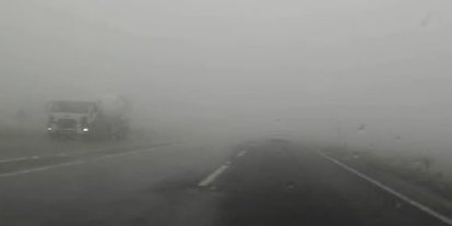 Malatya'da yoğun sis ulaşımı olumsuz etkiledi